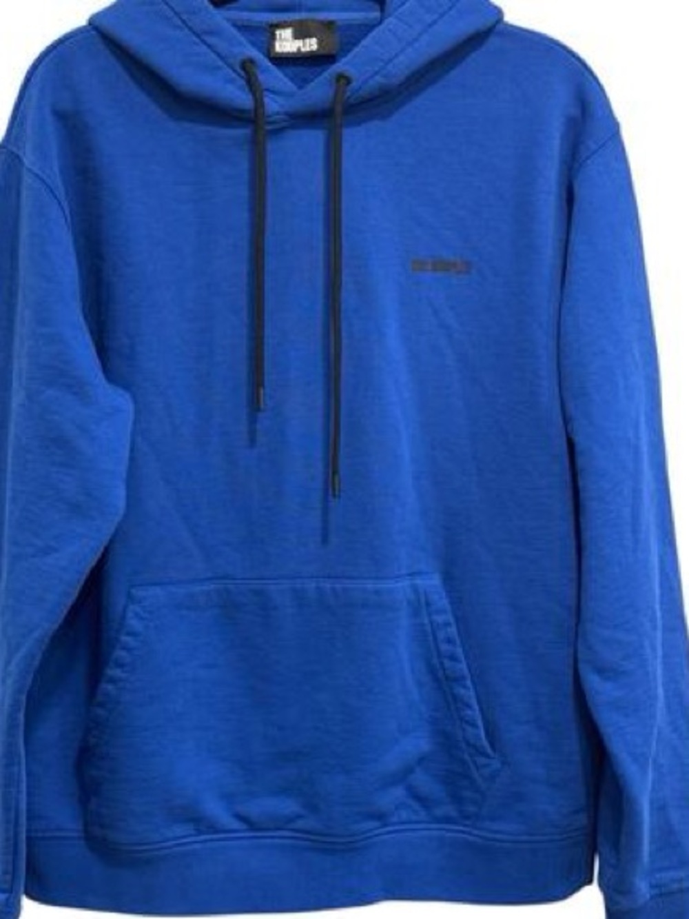 💜#54 BNWT The Kooples Men's Cobalt Blue Pullover Hoodie